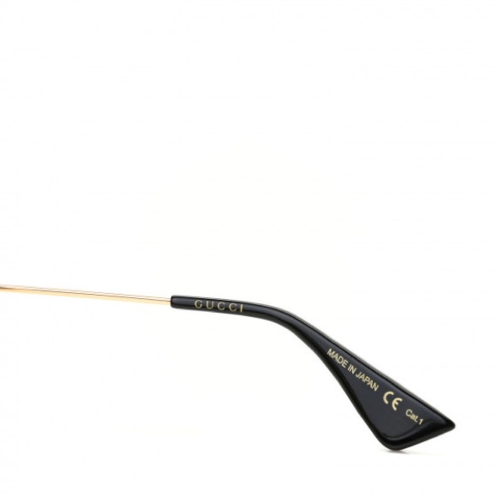 GUCCI WOMENS ROUND NUDE GOLD PINK SUNGLASSES GG0113S-30001560-009 - Picture 6 of 8